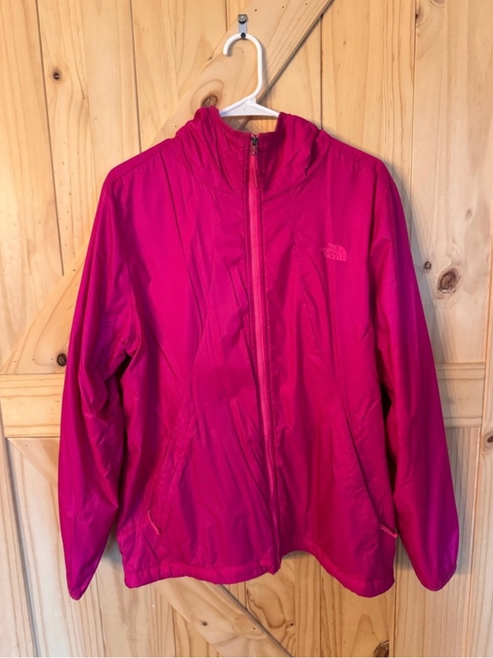 The North Face Women's Hot Pink Full-Zip Utility Jacket